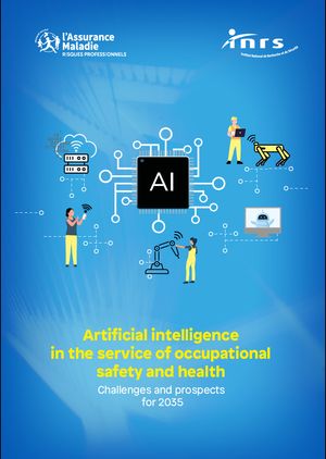 Cover page of the INRS study on Artificial intelligence in the service of occupational safety and health