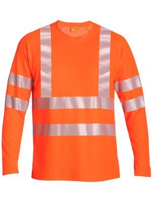 Öffnet die vergrößerte Ansicht von Orange Signalfarbenschutzjacke