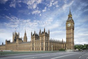 Palace of Westminster, Sitz des britischen Parlaments in London 