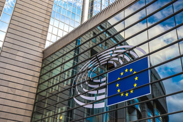 Gebäude des Europäischen Parlaments in Brüssel. Klick öffnet die Seite HLFS gibt Empfehlungen zum Arbeitsprogramm 2026 der Union für europäische Normung