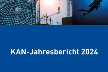 Deckblatt des KAN-Jahresberichts 2024. Klick öffnet die Seite KAN veröffentlicht Jahresbericht 2024
