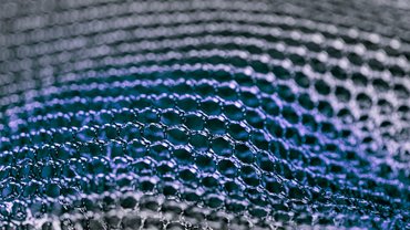 Abstrakte blaue Netzstruktur