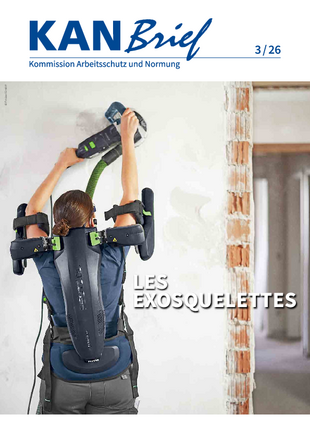 Couverture KANBrief 3/26, Dossier Exosquelettes