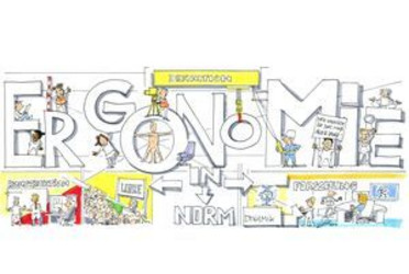 Karrikatur, Ergonomie in Lehre, Norm und Forschung