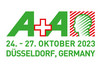 Logo der A+A 2023 in Düsseldorf