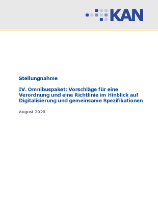 Cover KAN-Stellungnahme Omnibus