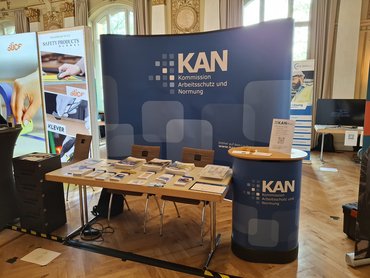 Messestand der KAN. Klick öffnet die Seite KAN auf der DASKO in Wuppertal