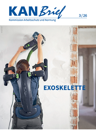 Cover KANBrief 3/26, Titel Exoskelette