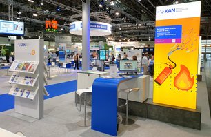 KAN-Messestand auf der A+A 2025