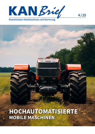 Cover KANBrief 4/25, Titel Hochautomatisierte mobile Maschinen