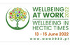 Conference logo "Wellbeing at work 2022"